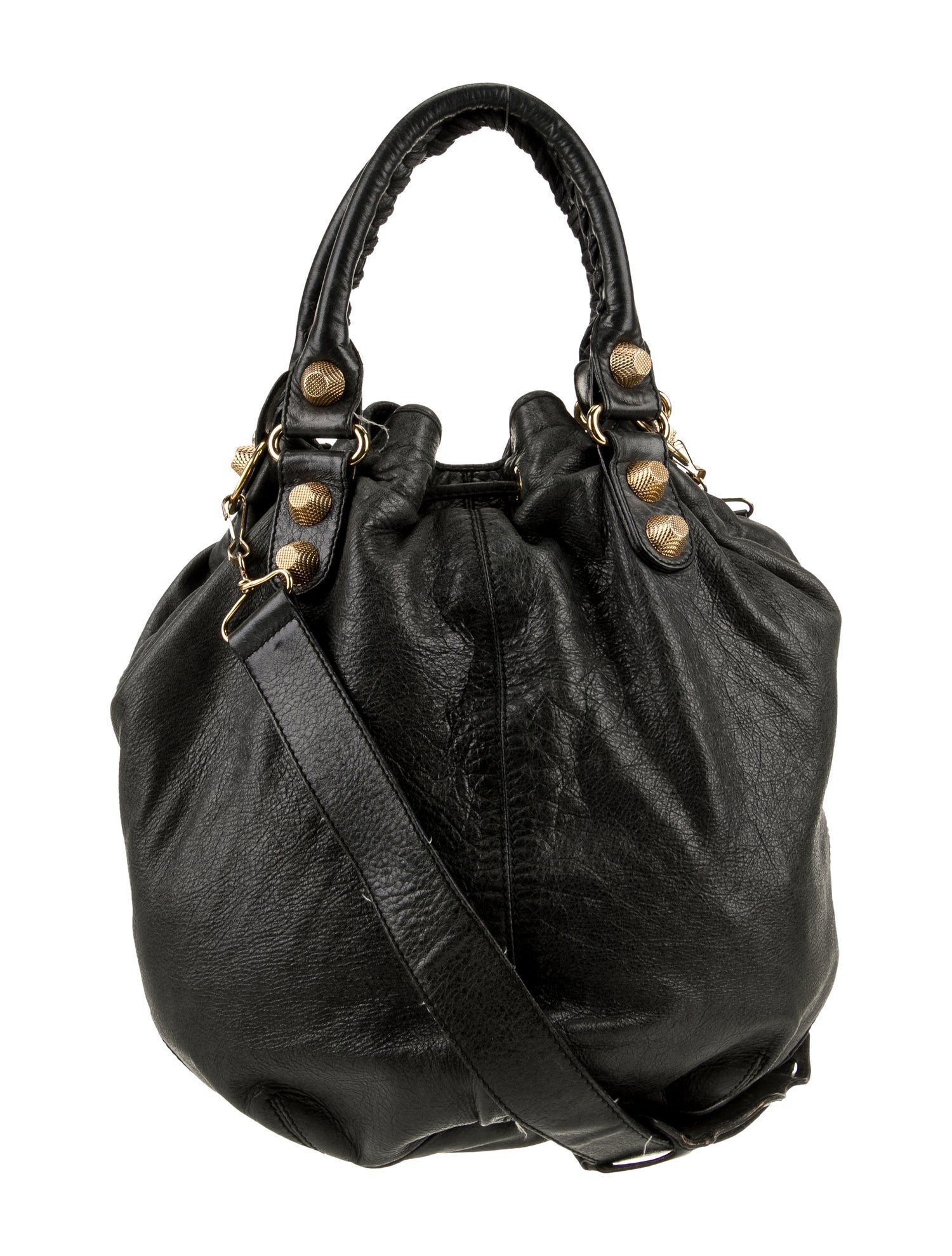 Balenciaga Leather Pompon